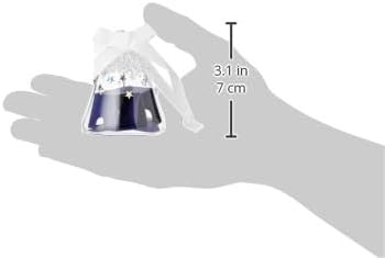 image:imageSWAROVSKI Shimmer Star Ornament Medium Multicolored Swarovski Crystals on White Satin Ribbon Part of the Classic CollectionBell Star Small