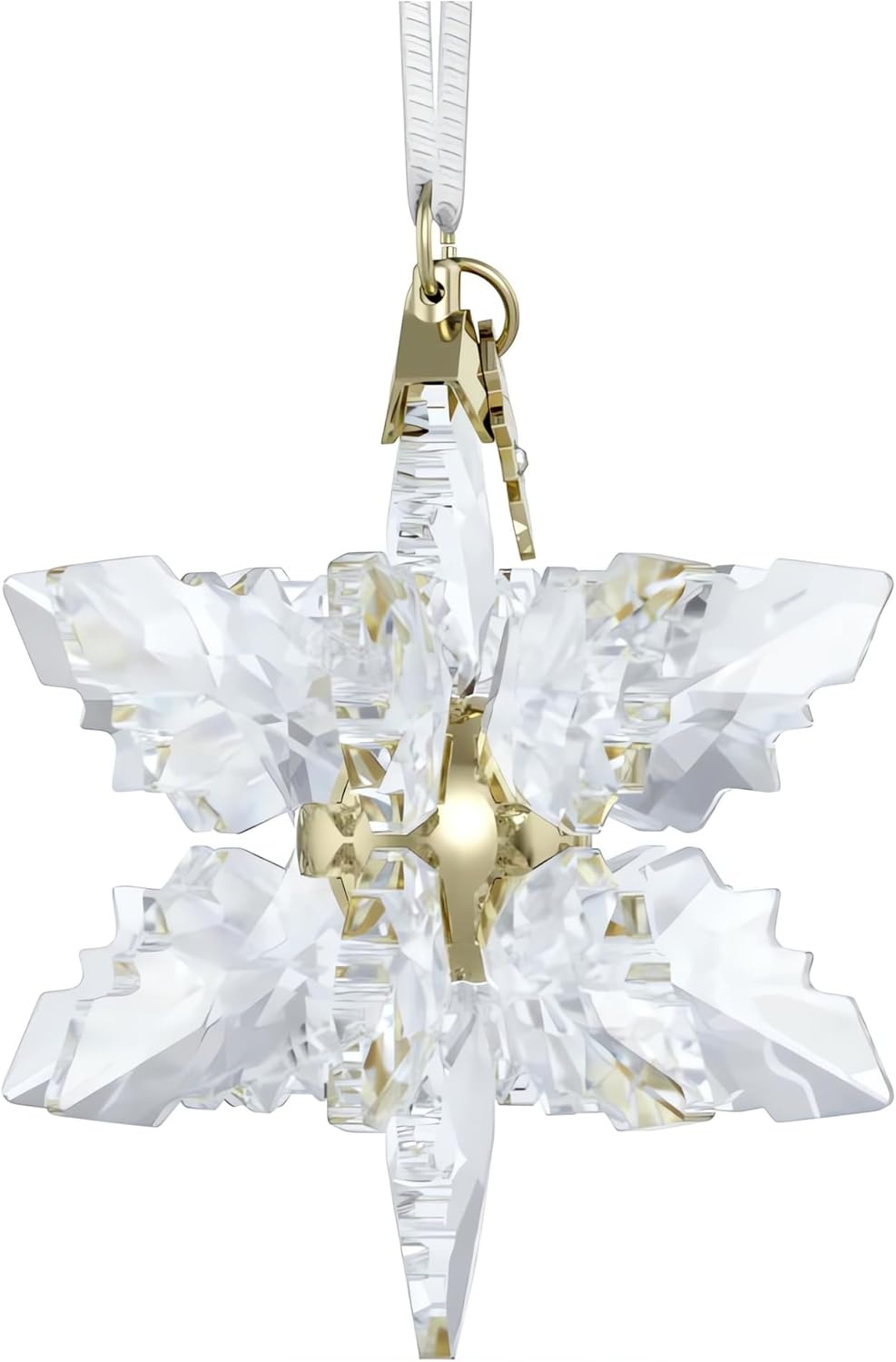 image:imageSwarovski Annual Edition 2023 Ornament Clear Crystal Star with 97 Facets GoldTone Finished Tag Part of the Swarovski Annual Edition Collection2024 3d Ornament
