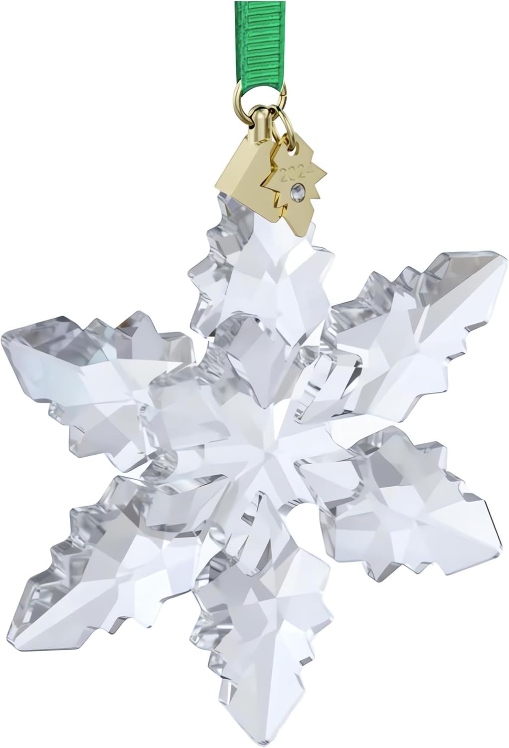 image:imageSwarovski Annual Edition 2023 Ornament Clear Crystal Star with 97 Facets GoldTone Finished Tag Part of the Swarovski Annual Edition Collection2024 Annual Edition Clear