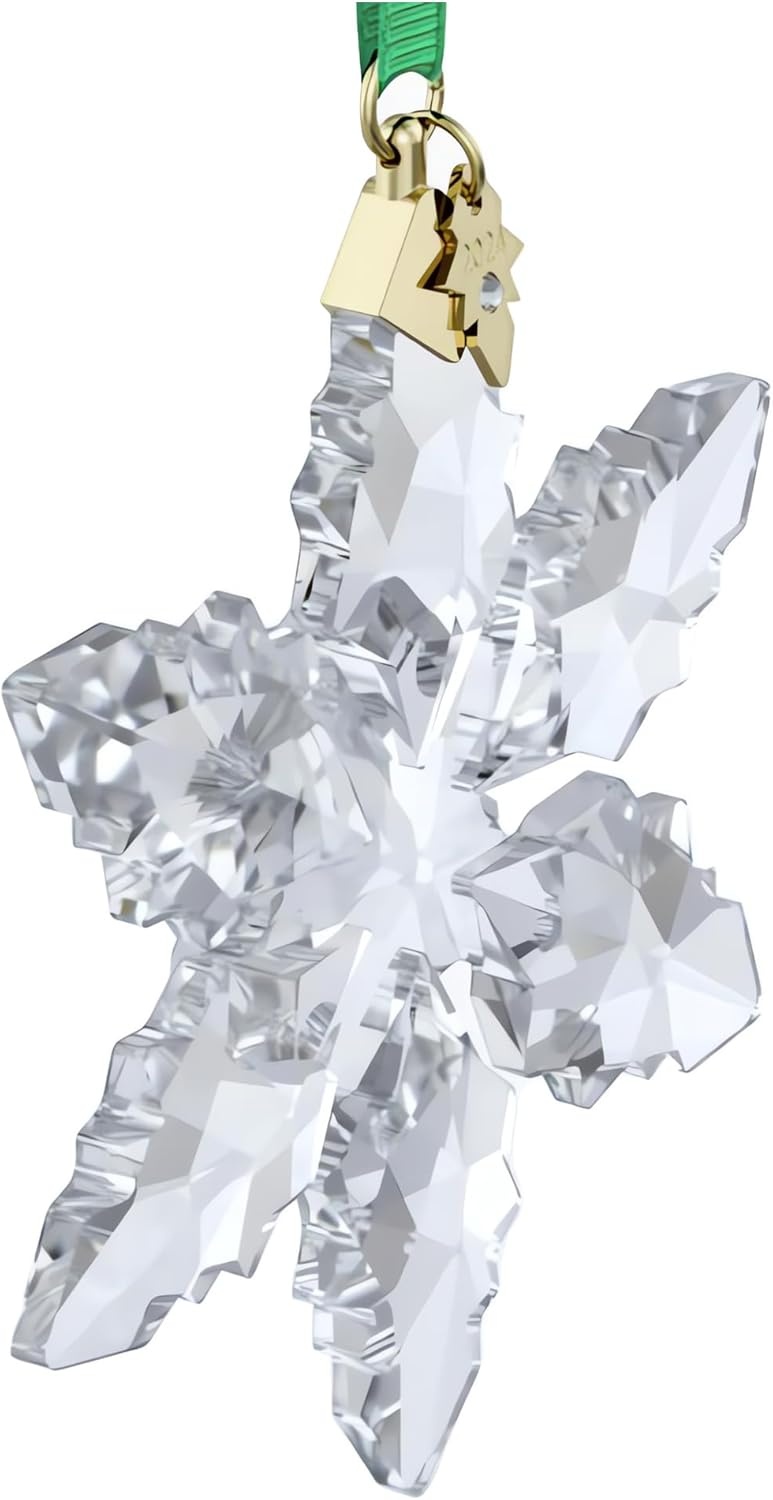 image:imageSwarovski Annual Edition 2023 Ornament Clear Crystal Star with 97 Facets GoldTone Finished Tag Part of the Swarovski Annual Edition Collection2024 Annual Edition Clear