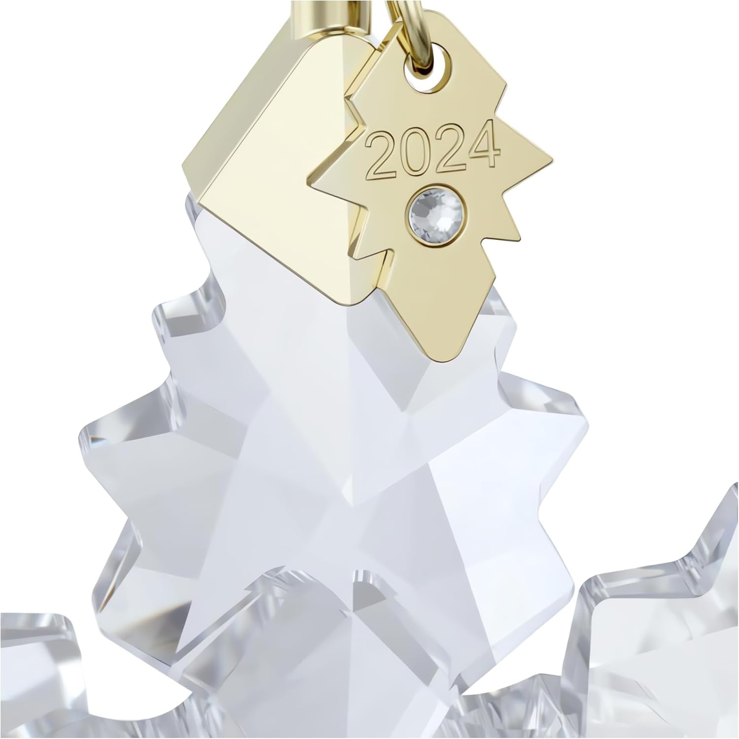image:imageSwarovski Annual Edition 2023 Ornament Clear Crystal Star with 97 Facets GoldTone Finished Tag Part of the Swarovski Annual Edition Collection2024 Annual Edition Clear