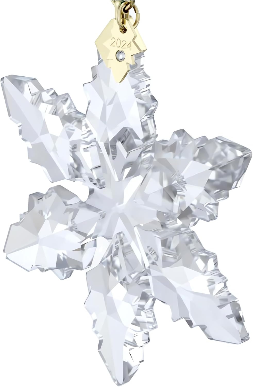 image:imageSwarovski Annual Edition 2023 Ornament Clear Crystal Star with 97 Facets GoldTone Finished Tag Part of the Swarovski Annual Edition Collection2024 Annual Edition Clear