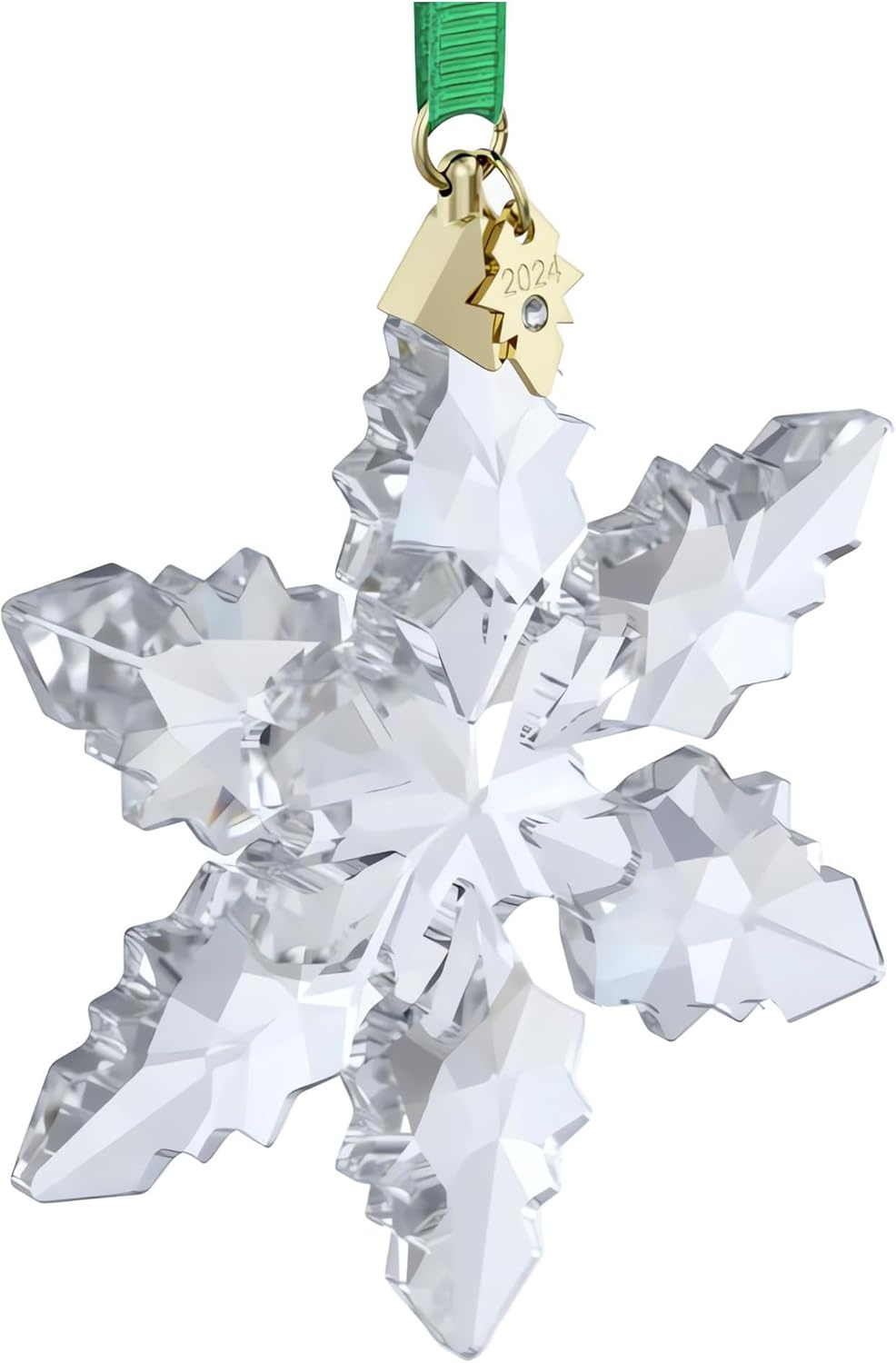 image:imageSwarovski Annual Edition 2023 Ornament Clear Crystal Star with 97 Facets GoldTone Finished Tag Part of the Swarovski Annual Edition Collection2024 Annual Edition Clear