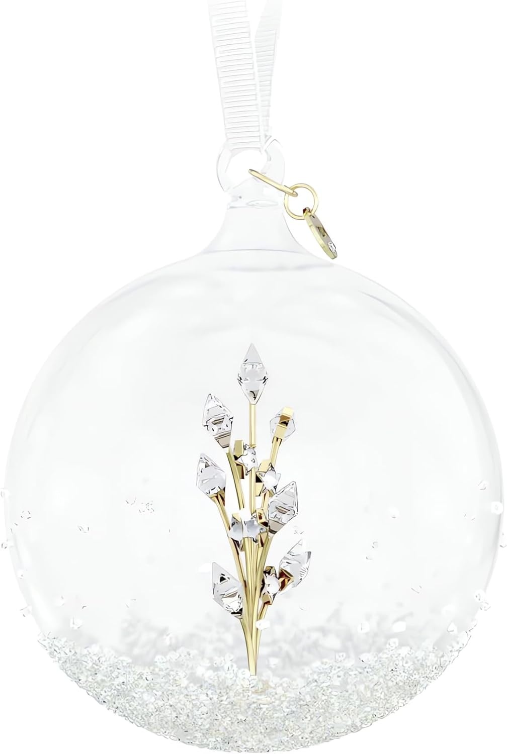 image:imageSwarovski Annual Edition 2023 Ornament Clear Crystal Star with 97 Facets GoldTone Finished Tag Part of the Swarovski Annual Edition Collection2024 Ball Ornament
