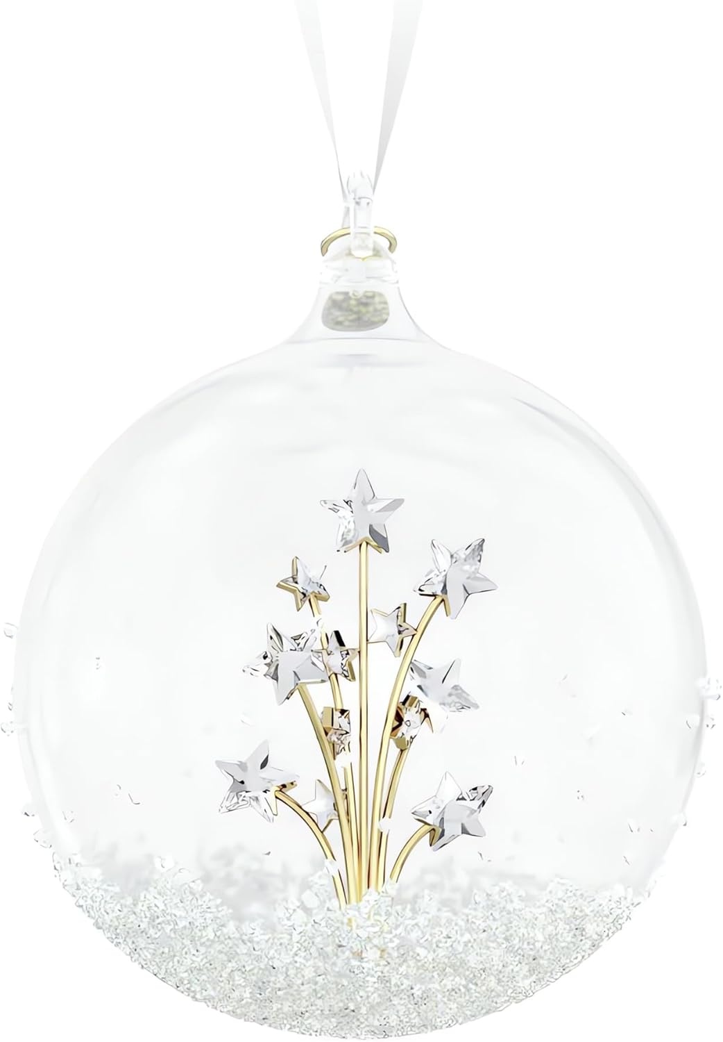 image:imageSwarovski Annual Edition 2023 Ornament Clear Crystal Star with 97 Facets GoldTone Finished Tag Part of the Swarovski Annual Edition Collection2024 Ball Ornament