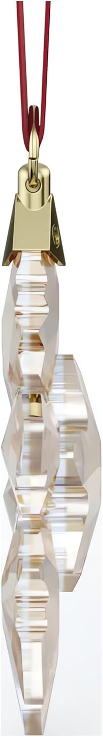 image:imageSwarovski Annual Edition 2023 Ornament Clear Crystal Star with 97 Facets GoldTone Finished Tag Part of the Swarovski Annual Edition Collection2024 Festive Ornament