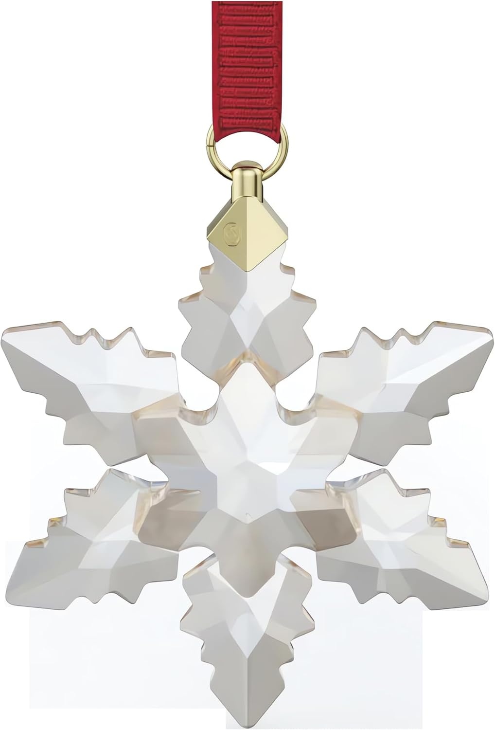 image:imageSwarovski Annual Edition 2023 Ornament Clear Crystal Star with 97 Facets GoldTone Finished Tag Part of the Swarovski Annual Edition Collection2024 Festive Ornament