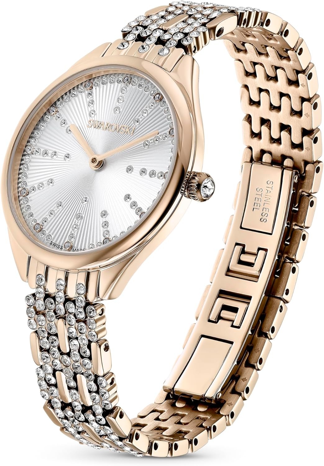 image:imageSwarovski Attract Crystal Watch Collection Metal BraceletGold Tone Finish