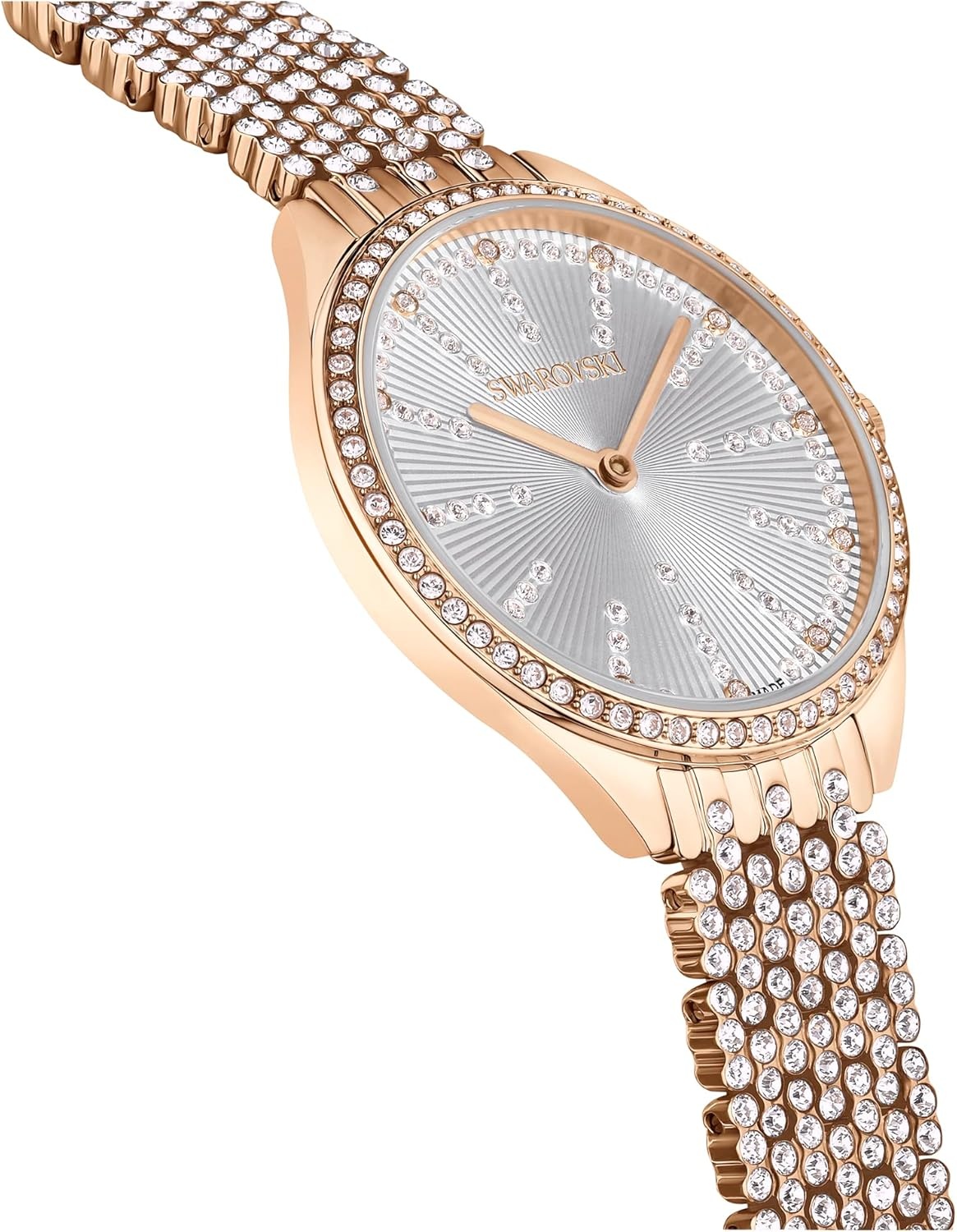 image:imageSwarovski Attract Crystal Watch Collection Metal BraceletRose Gold Tone Finish