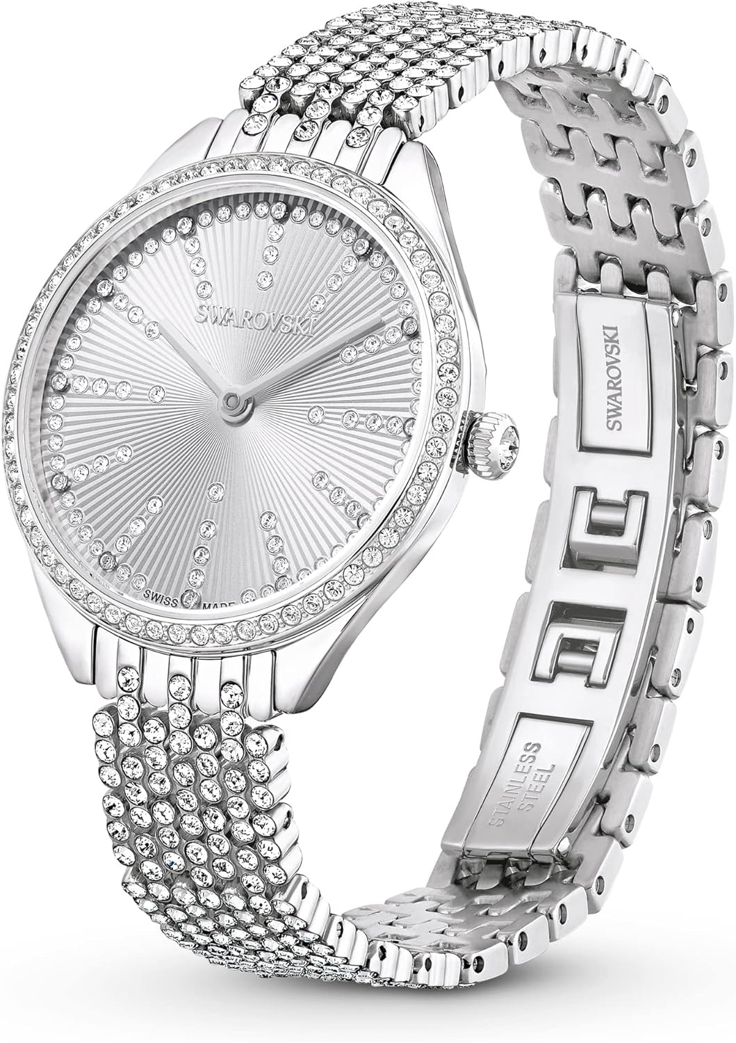 image:imageSwarovski Attract Crystal Watch Collection Metal BraceletStainless Steel Finish