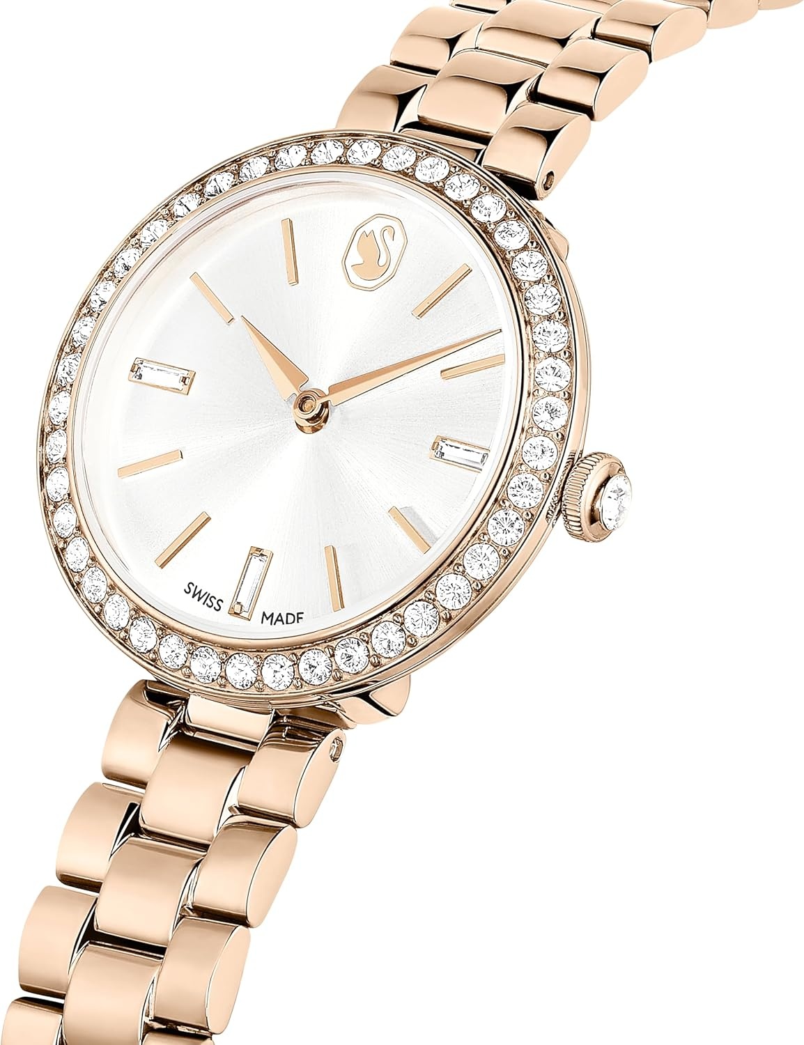 image:imageSwarovski Certa Crystal Watch Swiss Made Part of The Swiss Made Watches CollectionChampagne Tone