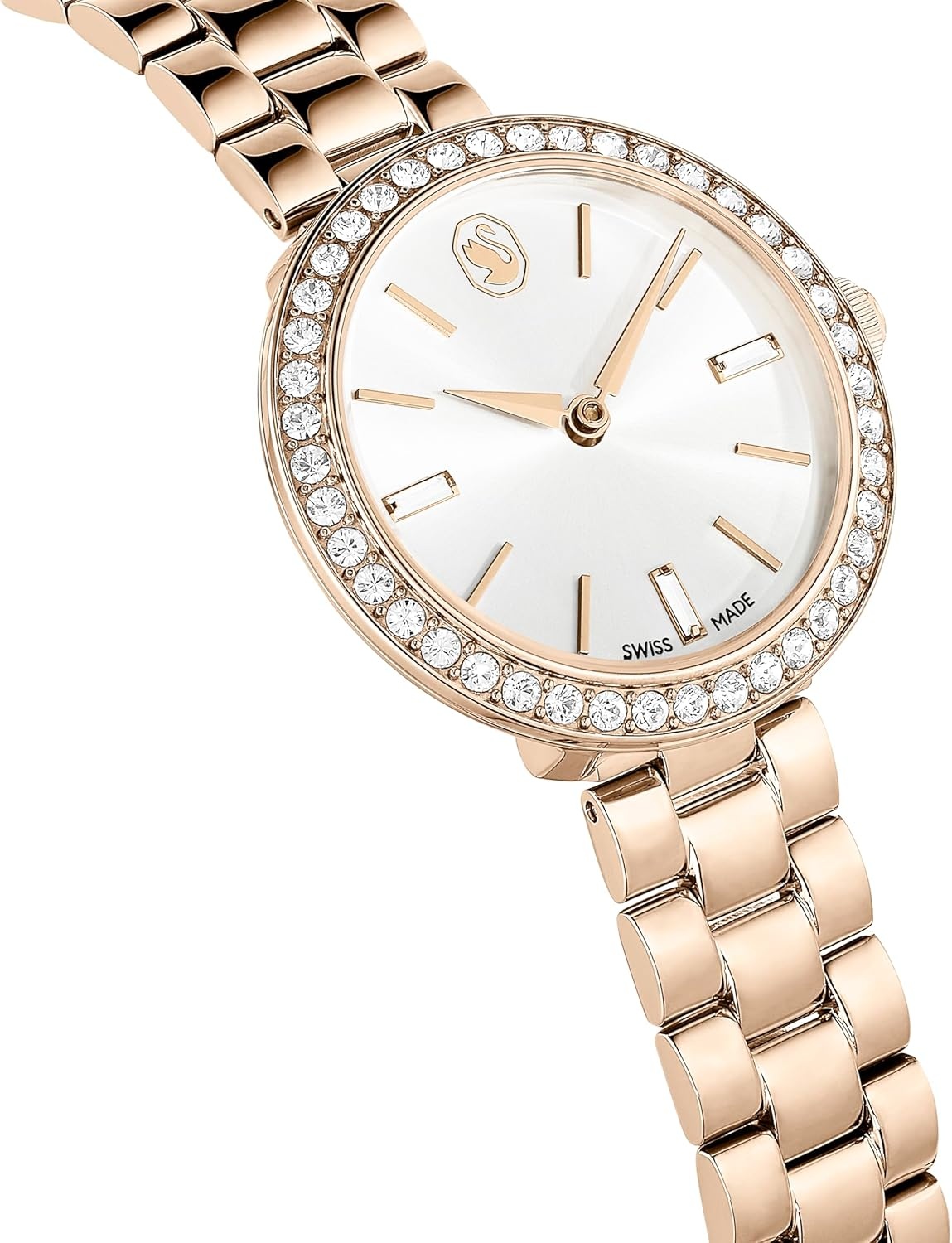 image:imageSwarovski Certa Crystal Watch Swiss Made Part of The Swiss Made Watches CollectionChampagne Tone