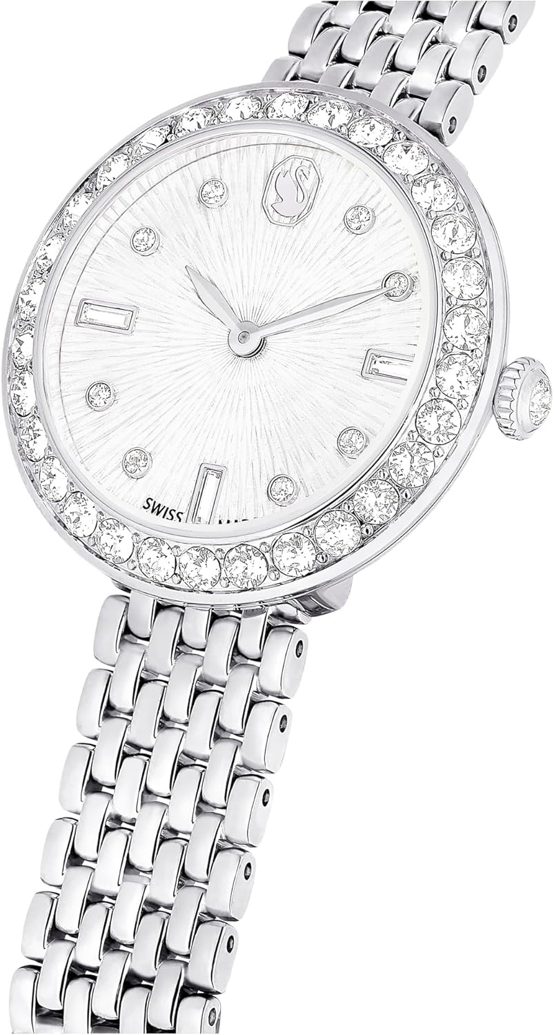 image:imageSwarovski Certa Crystal Watch Swiss Made Part of The Swiss Made Watches CollectionSilver tone