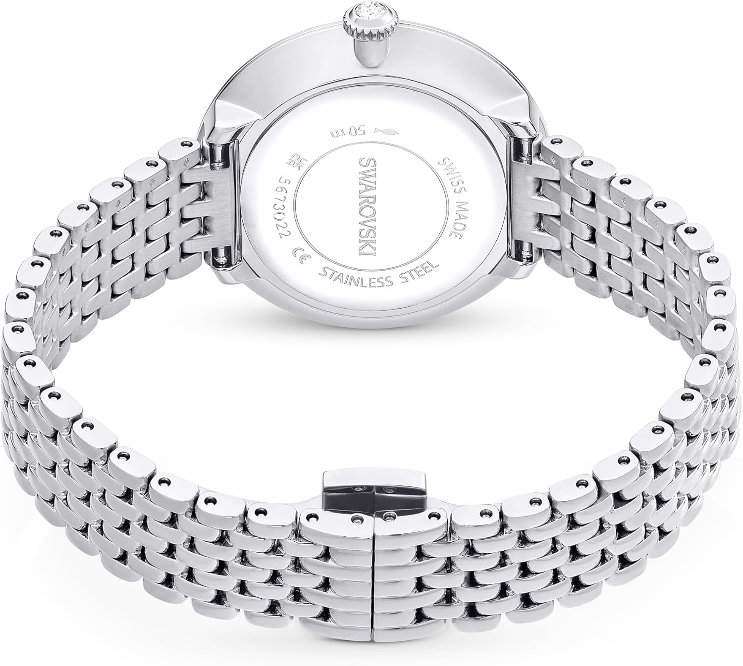 image:imageSwarovski Certa Crystal Watch Swiss Made Part of The Swiss Made Watches CollectionSilver tone