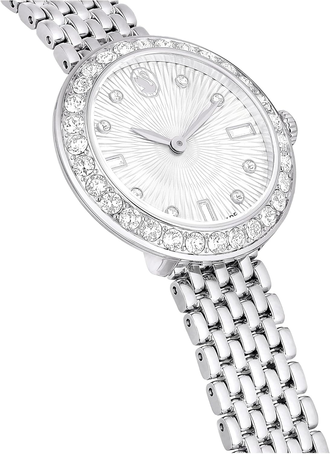 image:imageSwarovski Certa Crystal Watch Swiss Made Part of The Swiss Made Watches CollectionSilver tone