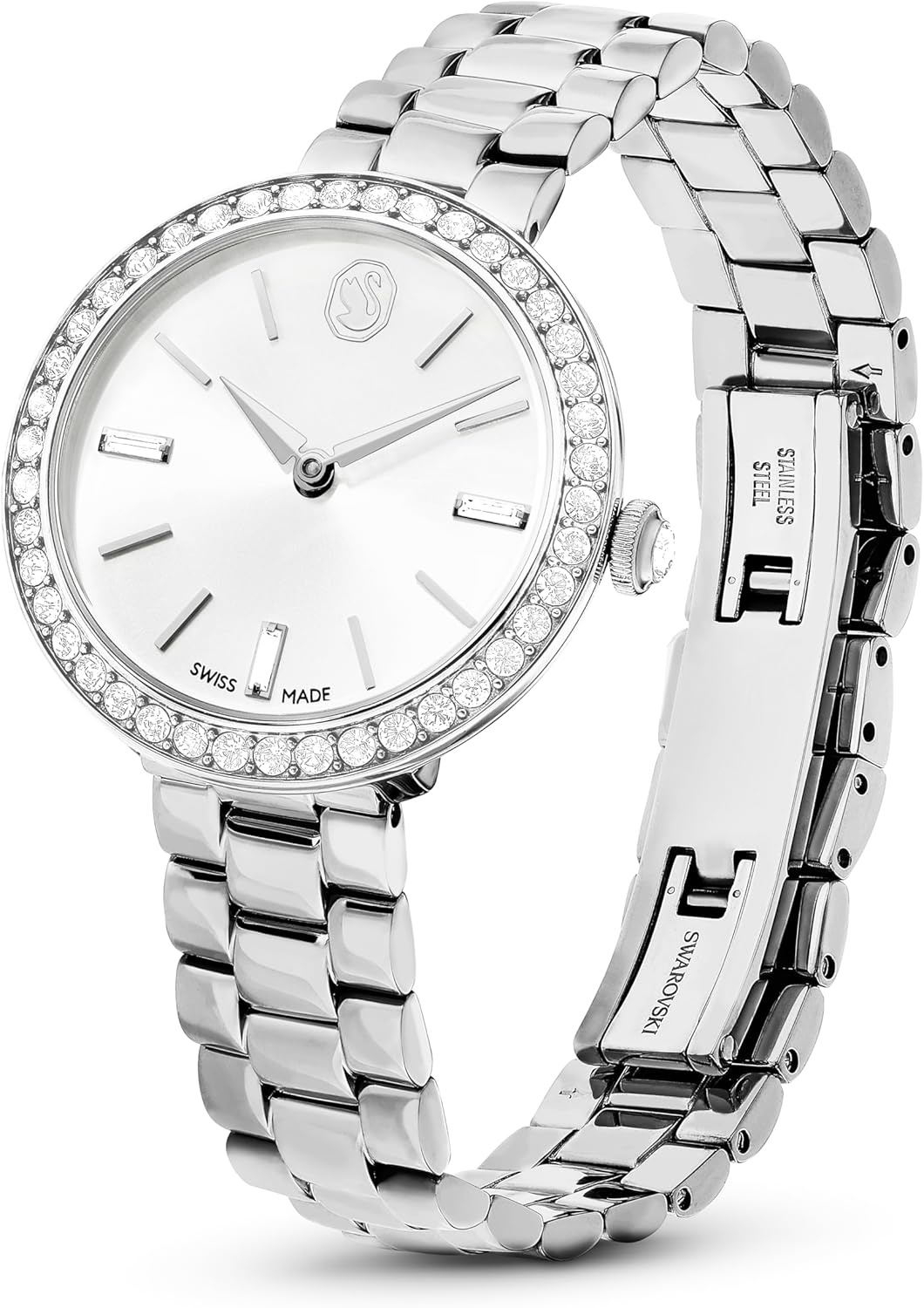 image:imageSwarovski Certa Crystal Watch Swiss Made Part of The Swiss Made Watches CollectionStainless Band V1
