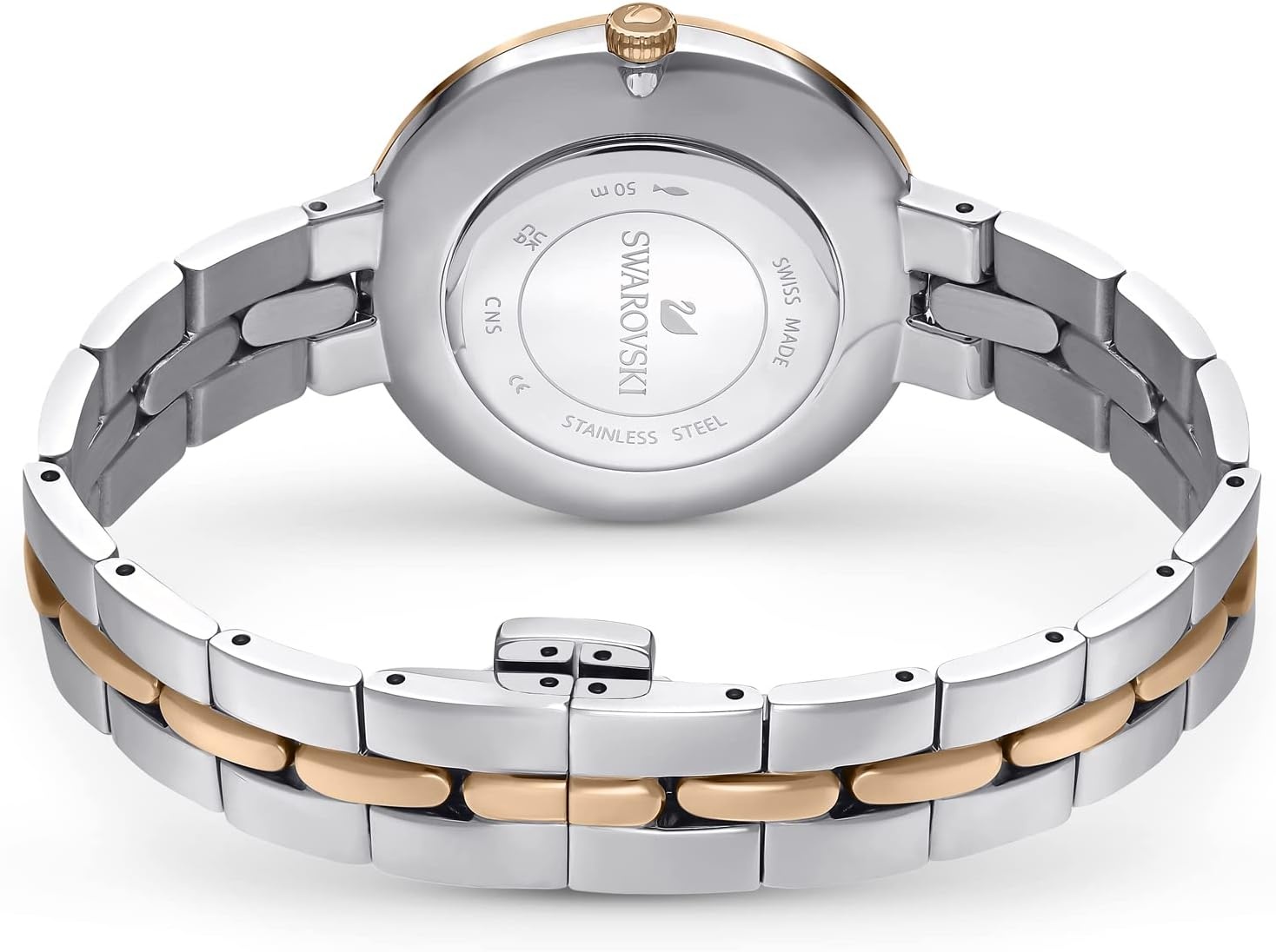 image:imageSwarovski Cosmopolitan Crystal Watch Clear Crystals Rose Gold Tone Finish Swiss Made Part of The Cosmopolitan Watch CollectionBlack