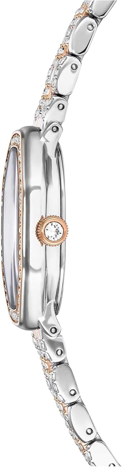 image:imageSwarovski Dextera Octagon Watch Swiss Made Metal Bracelet Silver Tone Rose GoldTone Finish