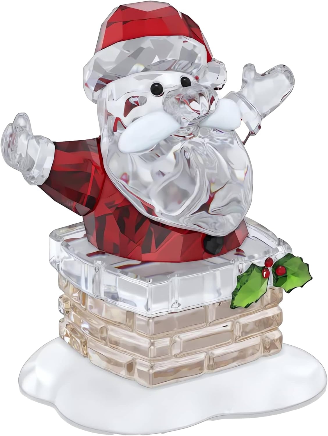 image:imageSwarovski Holiday Cheers Santa Claus and Chimney