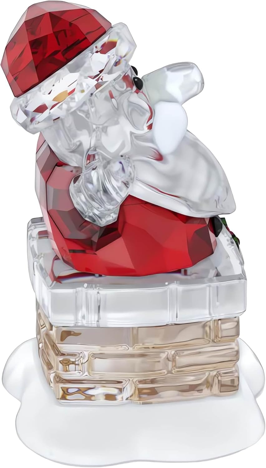 image:imageSwarovski Holiday Cheers Santa Claus and Chimney
