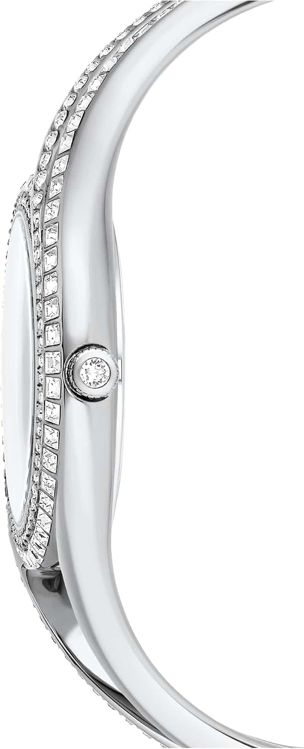 image:imageSwarovski Hyperbola Bangle Watch Swiss Made Metal Bracelet Silver Tone Stainless Steel