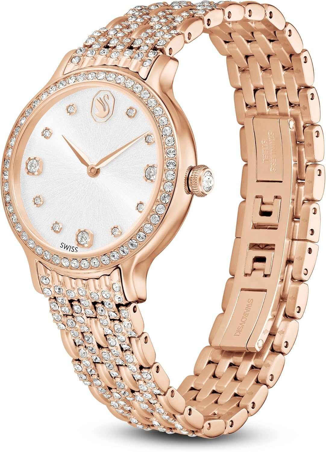 image:imageSwarovski Imber Watch Swiss Made Metal Bracelet Rose Gold Tone Rose GoldTone Finish