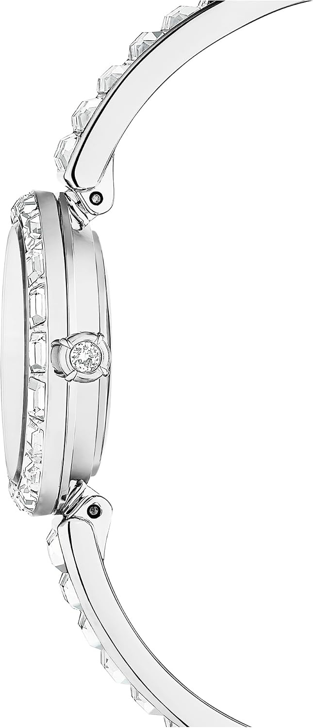 image:imageSwarovski Matrix Bangle Watch Swiss Made Crystal Bracelet Silver Tone Stainless SteelClear Crystal