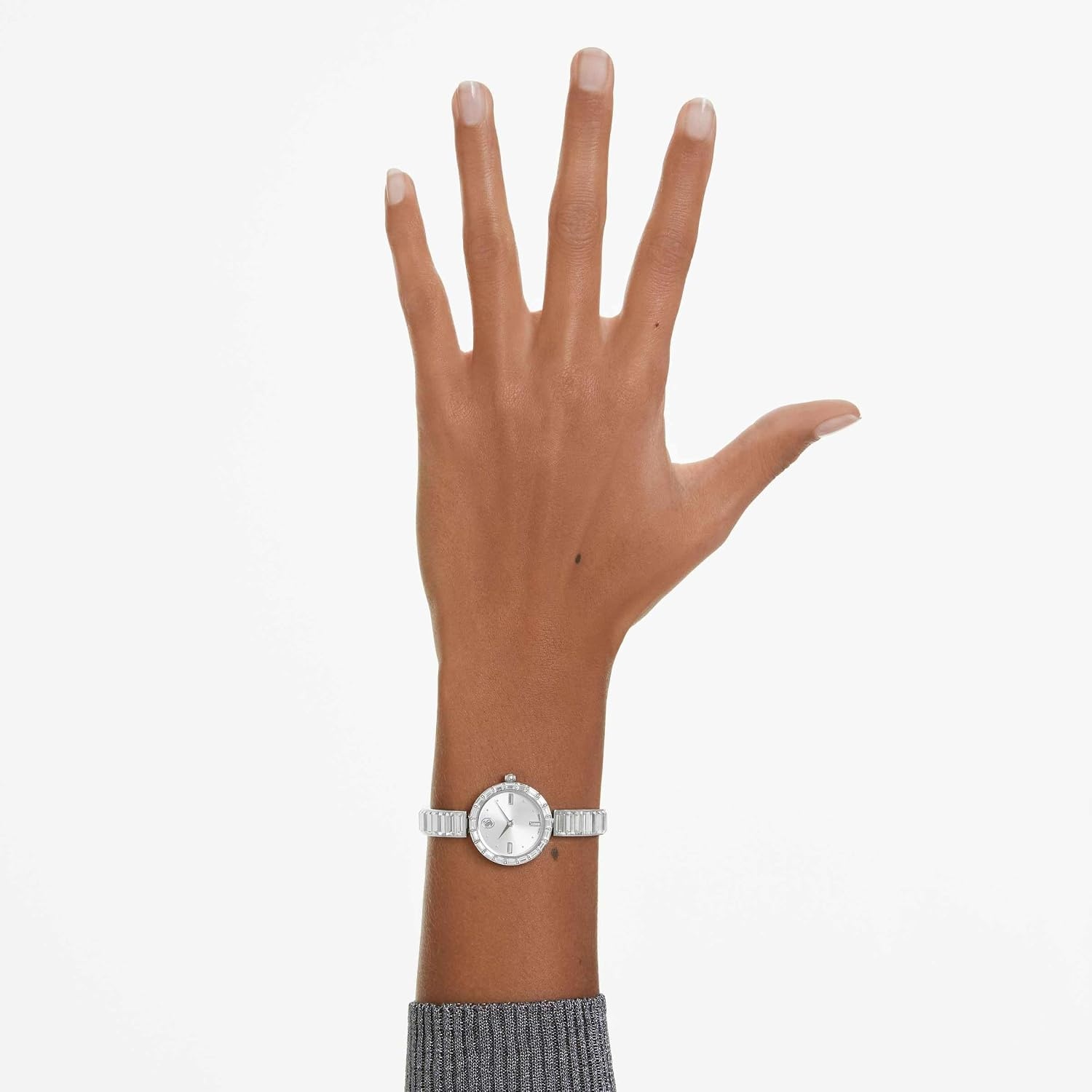 image:imageSwarovski Matrix Bangle Watch Swiss Made Crystal Bracelet Silver Tone Stainless SteelClear Crystal