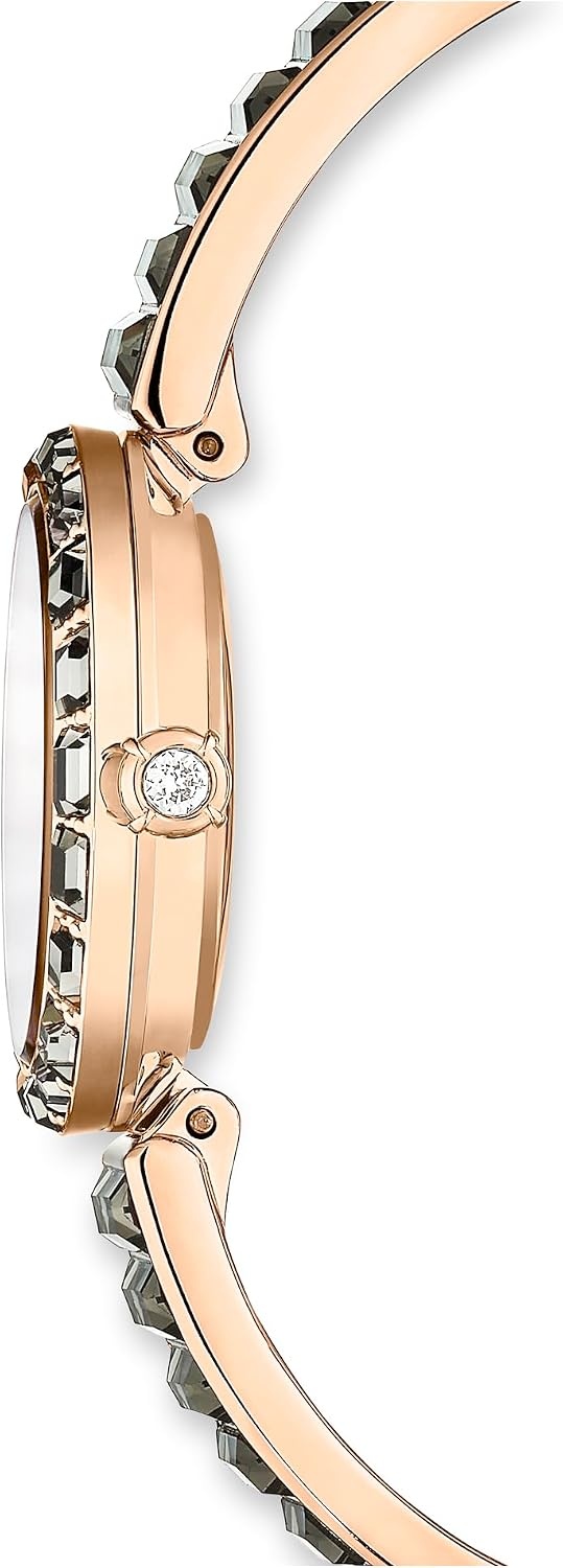 image:imageSwarovski Matrix Bangle Watch Swiss Made Crystal Bracelet Silver Tone Stainless SteelGrey Crystal