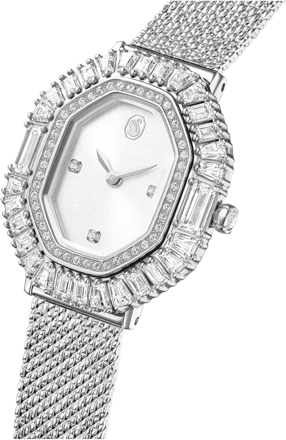 image:imageSwarovski Matrix Octagon Watch Swiss Made Clear Crystals GoldTone Stainless Steel FinishesClear Crystal Stainless Steel Finish