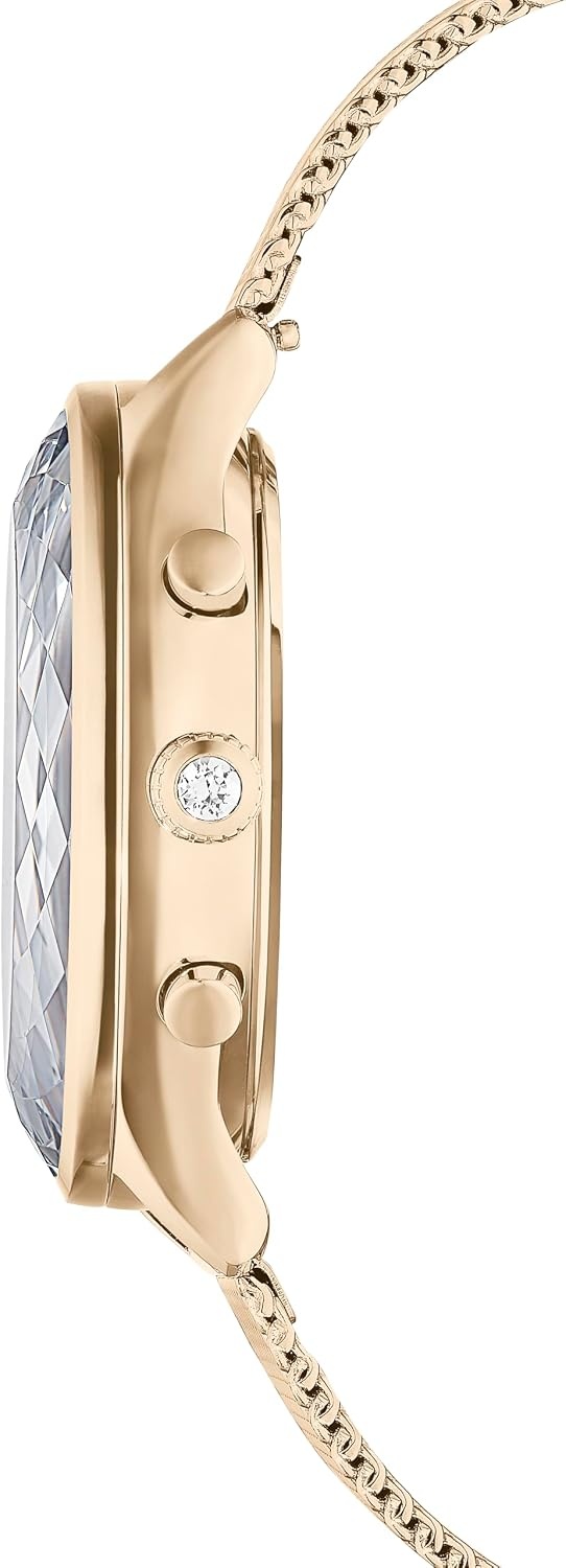 image:imageSwarovski Nova Chrono Watch Swiss Made Metal Bracelet Gold Tone Champagne GoldTone Finish