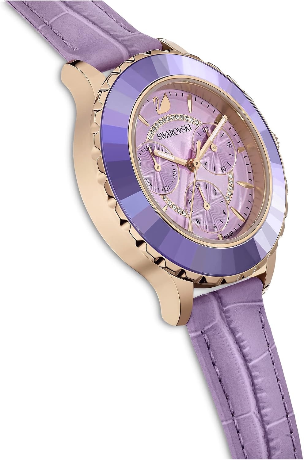 image:imageSwarovski Octea Lux Crystal Watch CollectionOctea Lux Chrono Purple