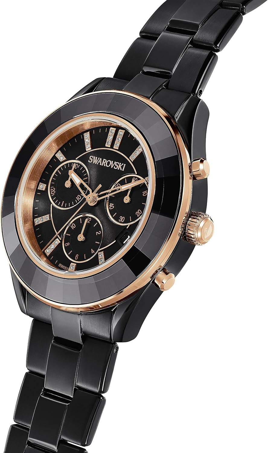 image:imageSwarovski Octea Lux Crystal Watch CollectionOctea Lux Sport Black