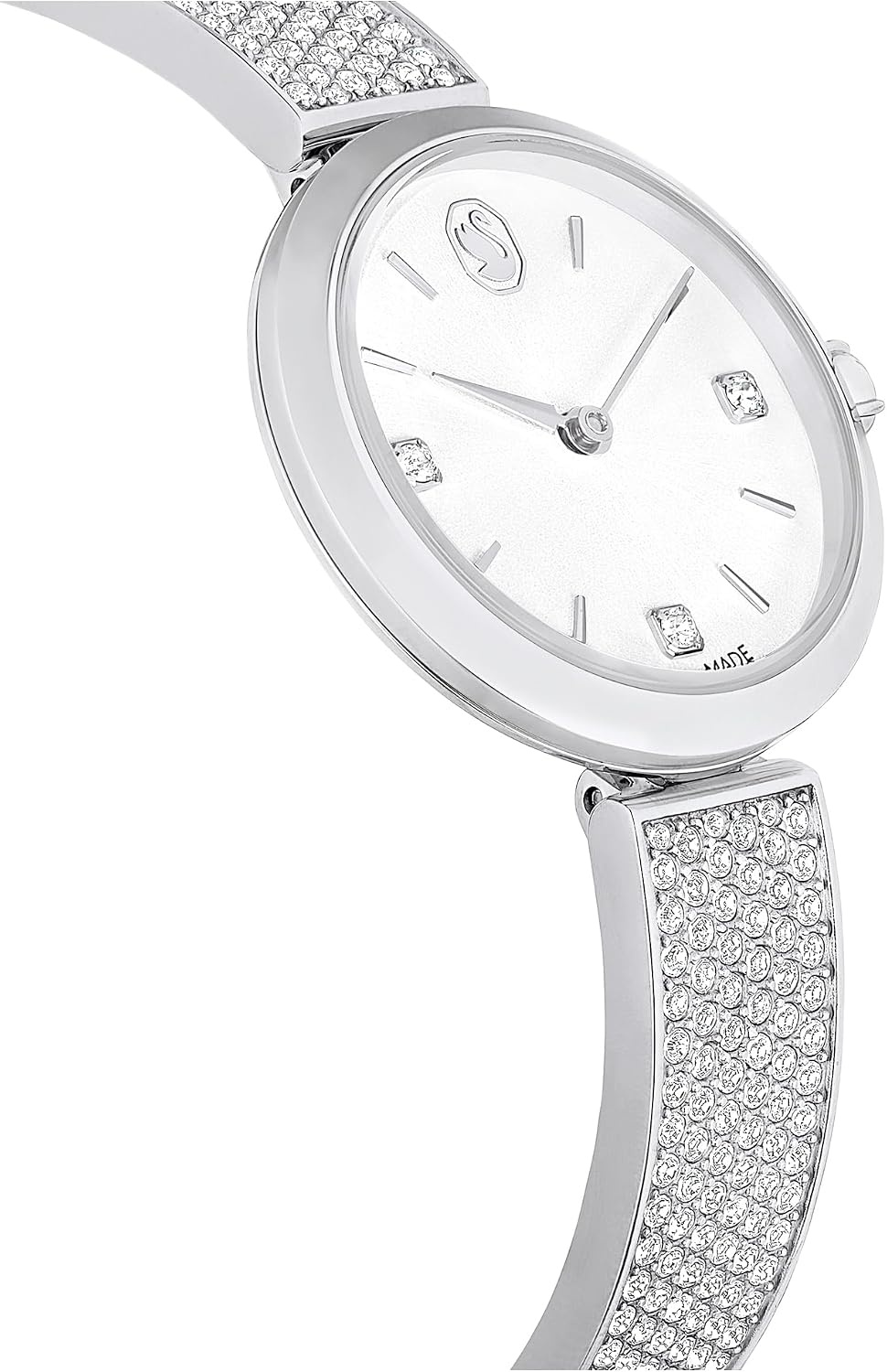 image:imageSwarovski Octea Lux Crystal Watch CollectionSilver