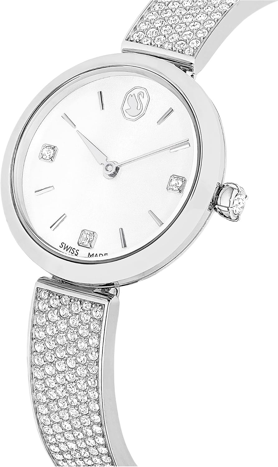 image:imageSwarovski Octea Lux Crystal Watch CollectionSilver