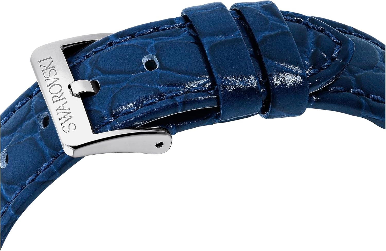 image:imageSwarovski Octea Moon Watch Swiss Made Moon Leather Strap Blue Stainless Steel