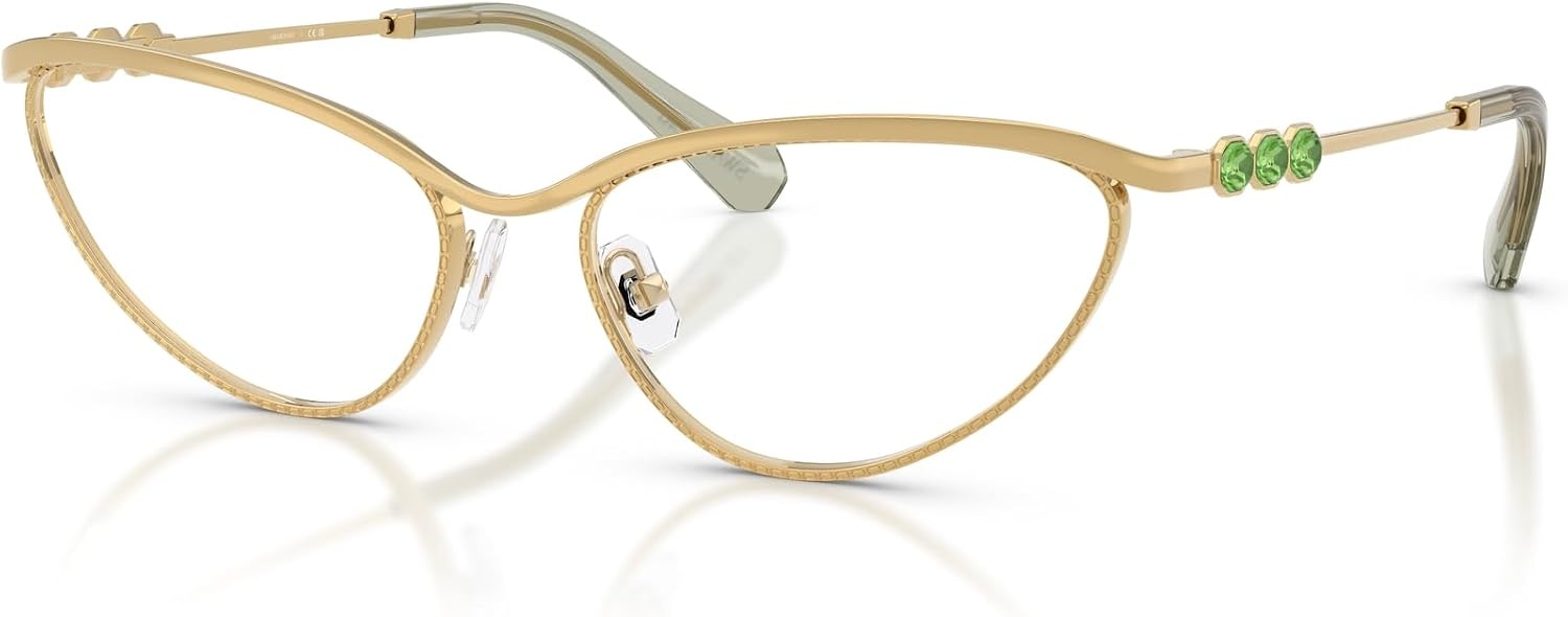 image:imageSwarovski SK1027 Prescription Eyewear Frames GoldDemo Lens 59 mm