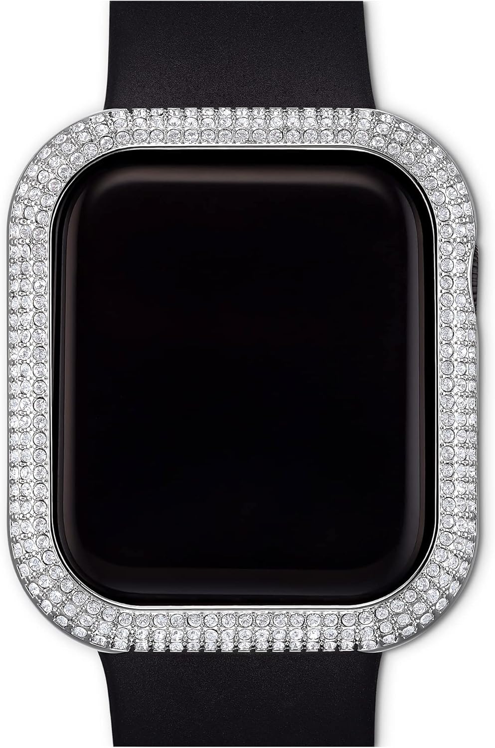 image:imageSwarovski Sparkling Smartwatch Case Compatible with Apple Watch Series 4 and 5 40mm RoseGold ToneSilver tone