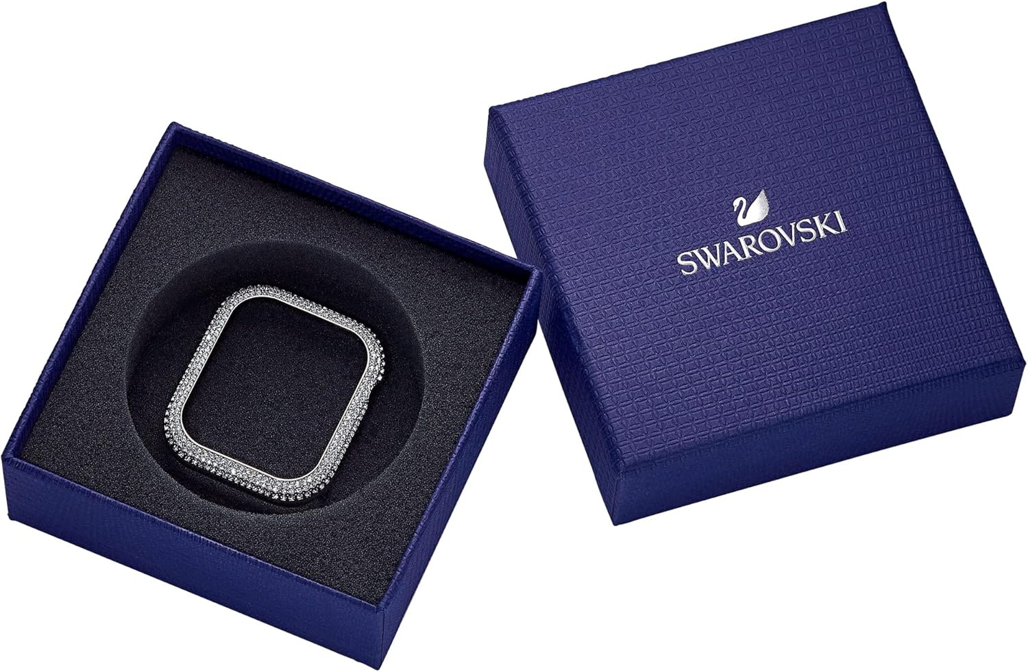 image:imageSwarovski Sparkling Smartwatch Case Compatible with Apple Watch Series 4 and 5 40mm RoseGold ToneSilver tone