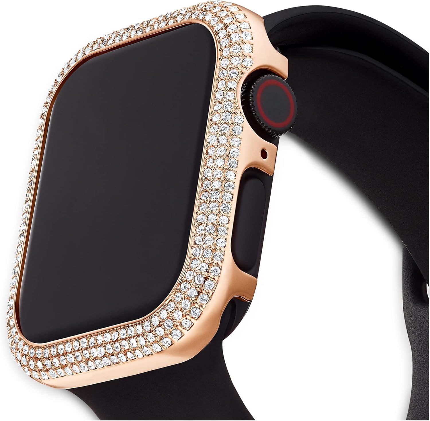 image:imageSwarovski Sparkling Smartwatch Case Compatible with Apple Watch Series 4 and 5 40mm RoseGold ToneSparkling Rose Gold Tone