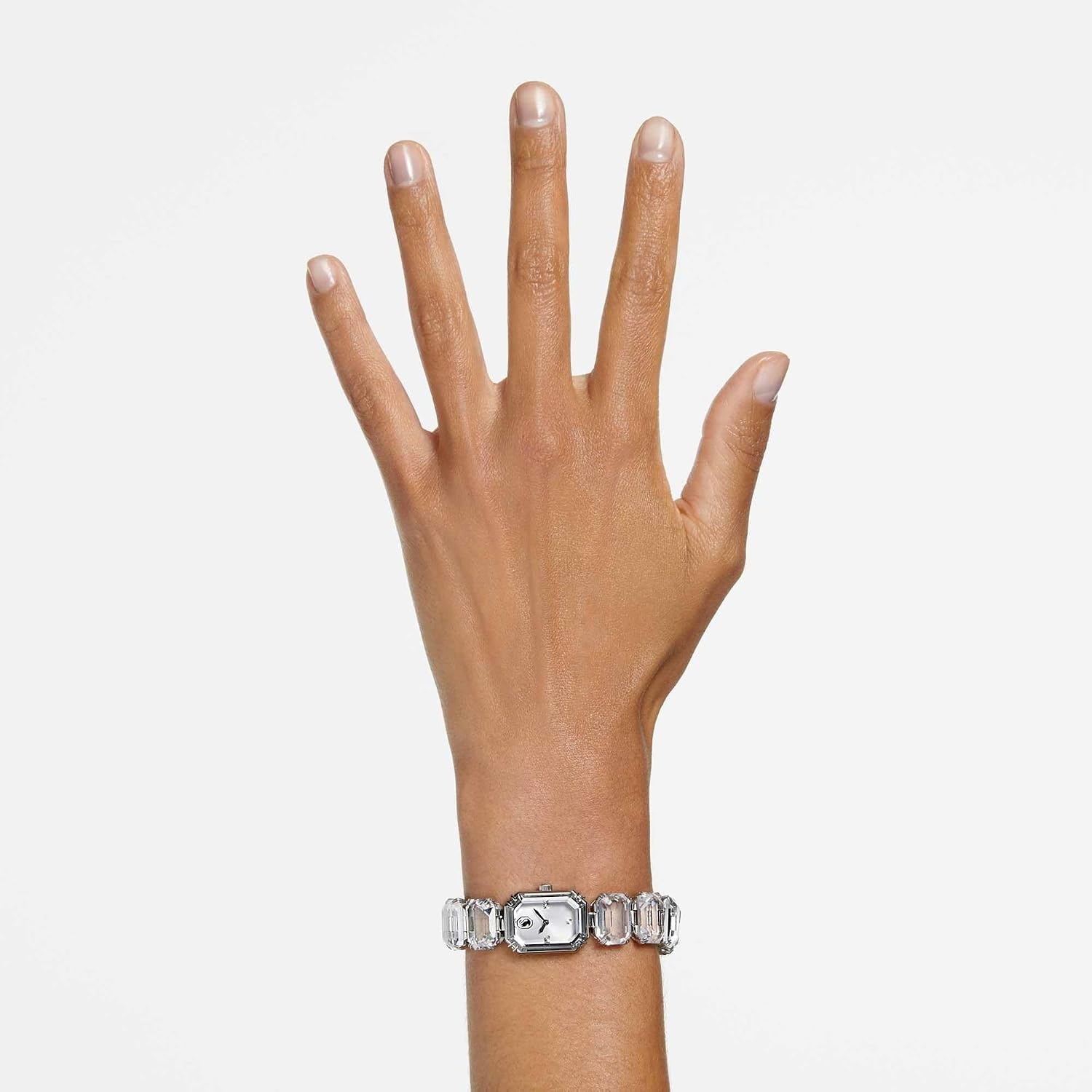 image:imageSwarovski Watch Octagon Cut Bracelet White Stainless Steel