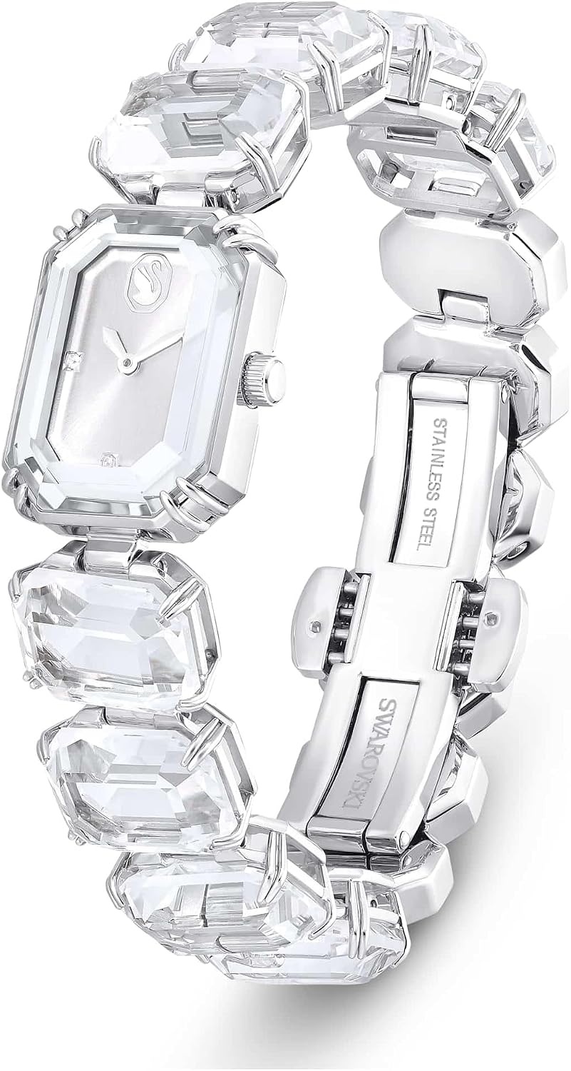 image:imageSwarovski Watch Octagon Cut Bracelet White Stainless Steel