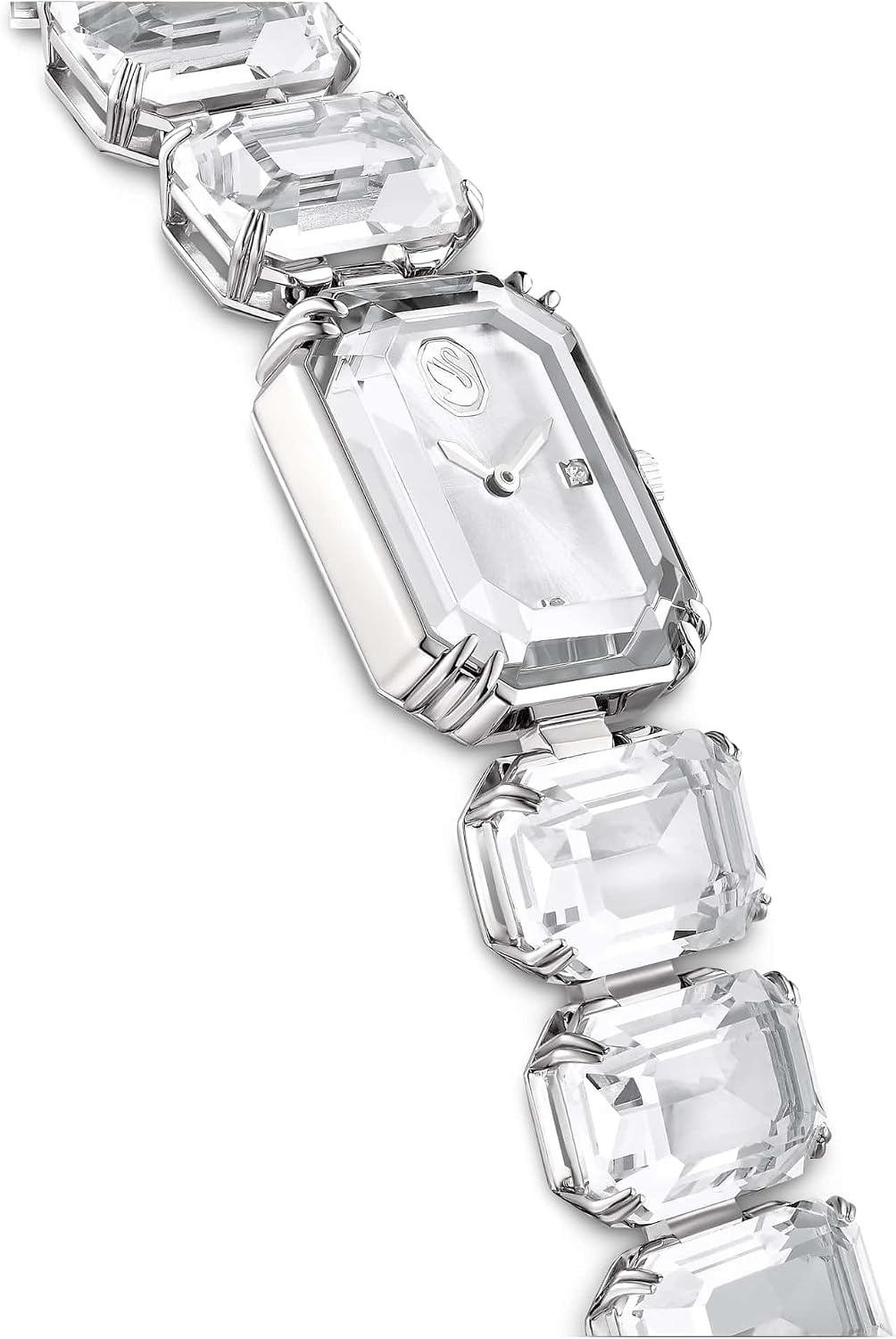 image:imageSwarovski Watch Octagon Cut Bracelet White Stainless Steel