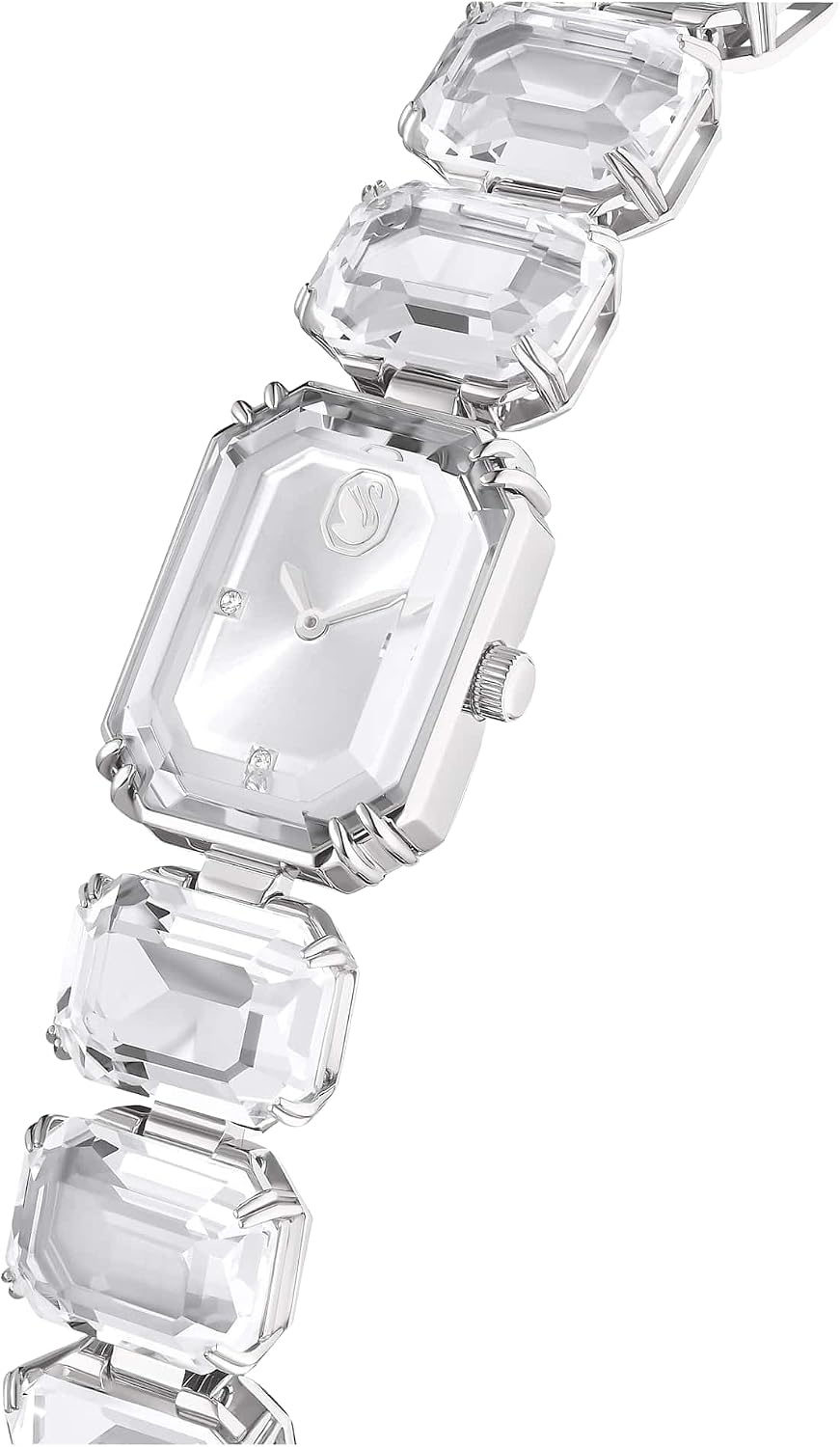 image:imageSwarovski Watch Octagon Cut Bracelet White Stainless Steel