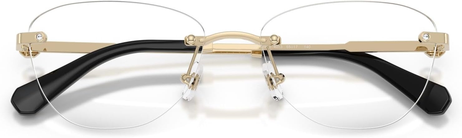 image:imageSwarovski Womens Sk1035d Oval Prescription Eyewear FramesPale GoldDemo Lens