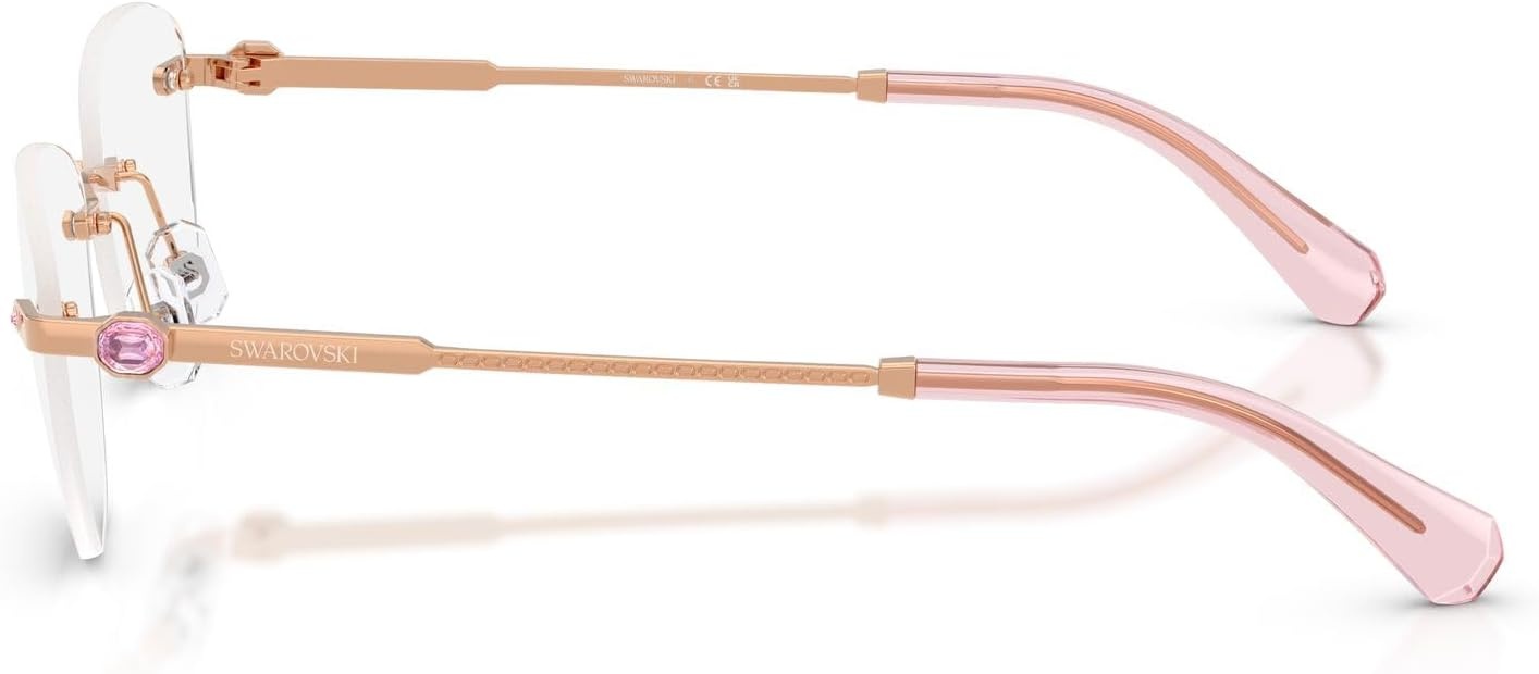 image:imageSwarovski Womens Sk1035d Oval Prescription Eyewear FramesRose GoldDemo Lens