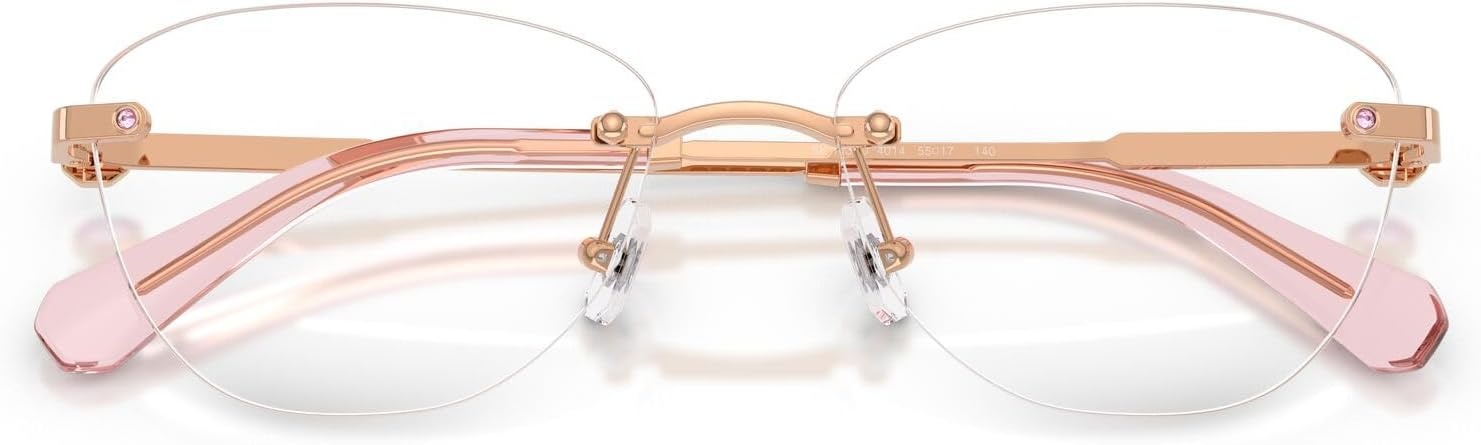 image:imageSwarovski Womens Sk1035d Oval Prescription Eyewear FramesRose GoldDemo Lens
