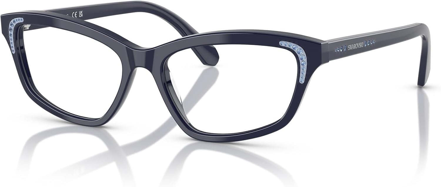image:imageSwarovski Womens Sk2034 Square Prescription Eyewear FramesHavana MedioDemo Lens