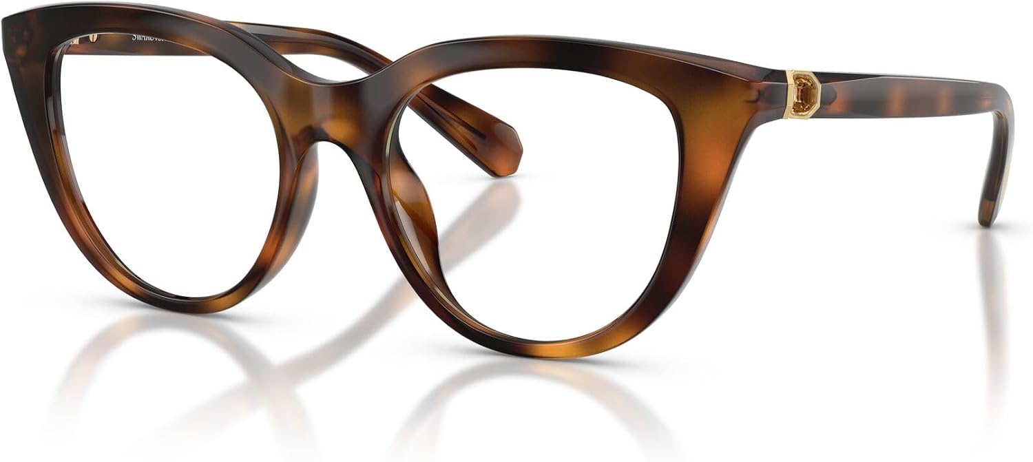 image:imageSwarovski Womens Sk2052 Cat Eye Prescription Eyewear FramesHavanaDemo Lens