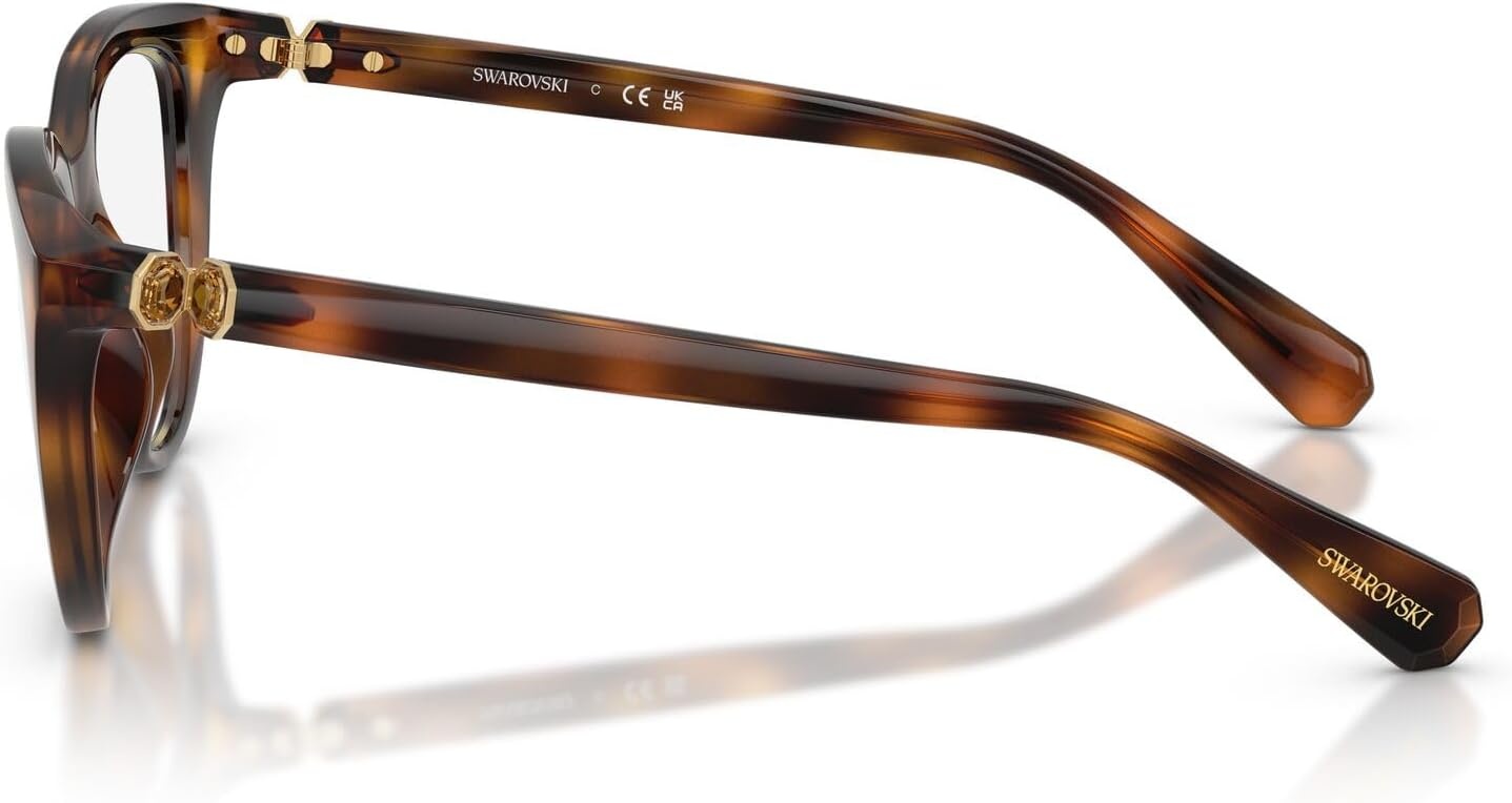 image:imageSwarovski Womens Sk2052 Cat Eye Prescription Eyewear FramesHavanaDemo Lens